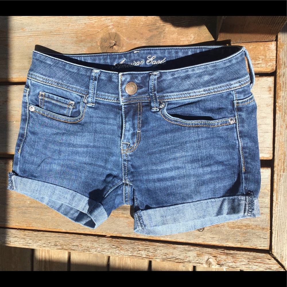 Denim shorts
